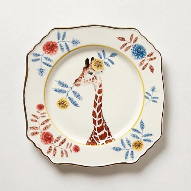 Nature Table Dessert Plate - Giraffe