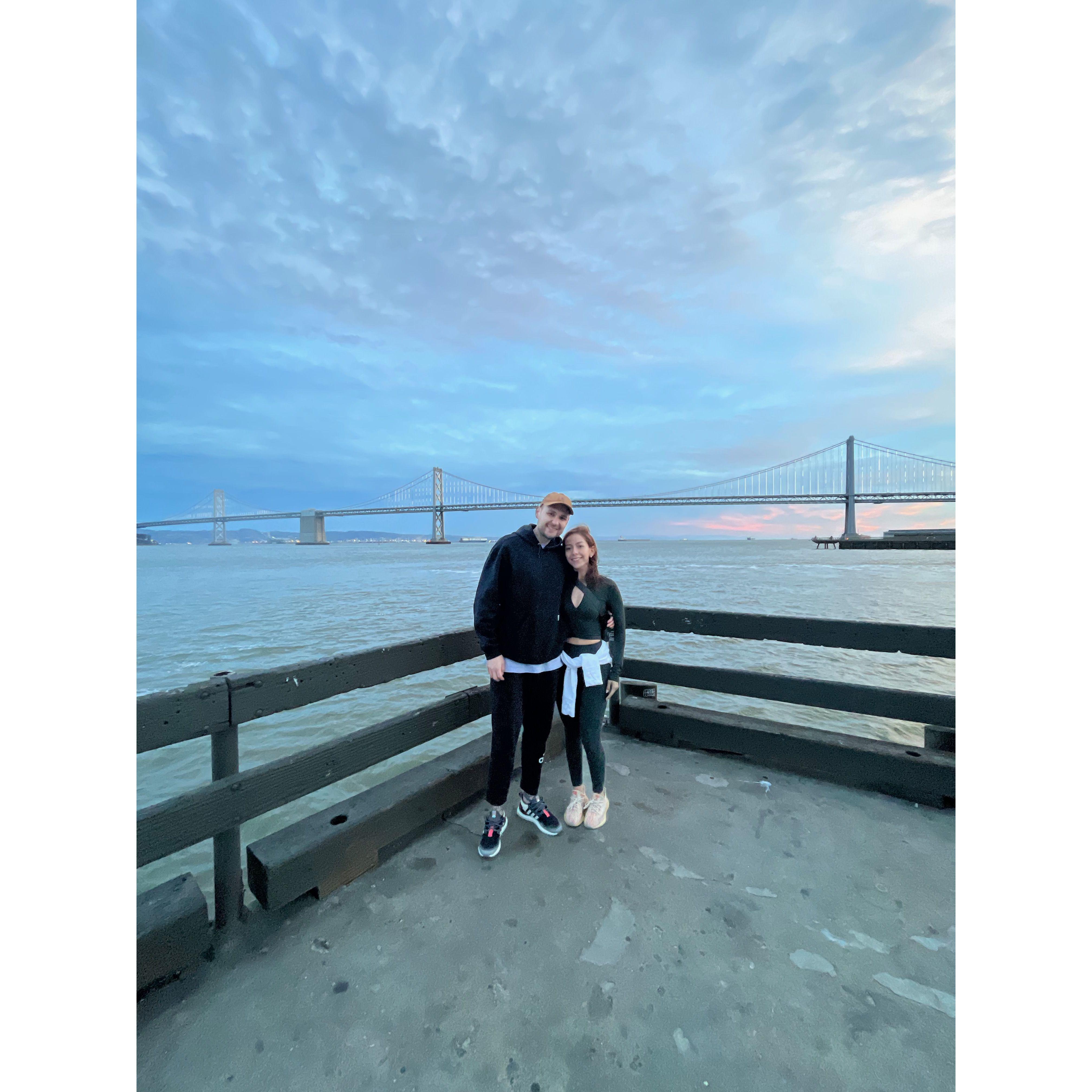 First solo trip together to SanFran