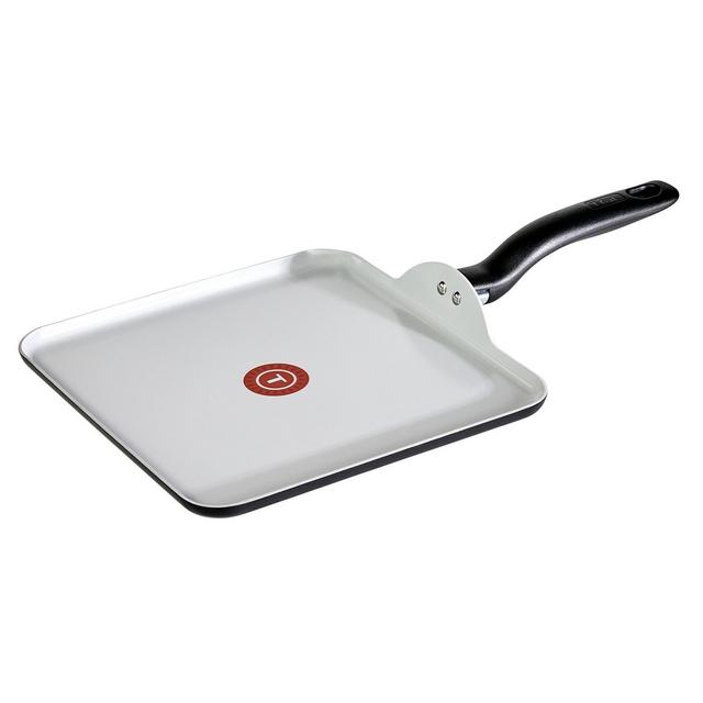 T-Fal Simply Cook 11" Ceramic Nonstick Square Griddle Black