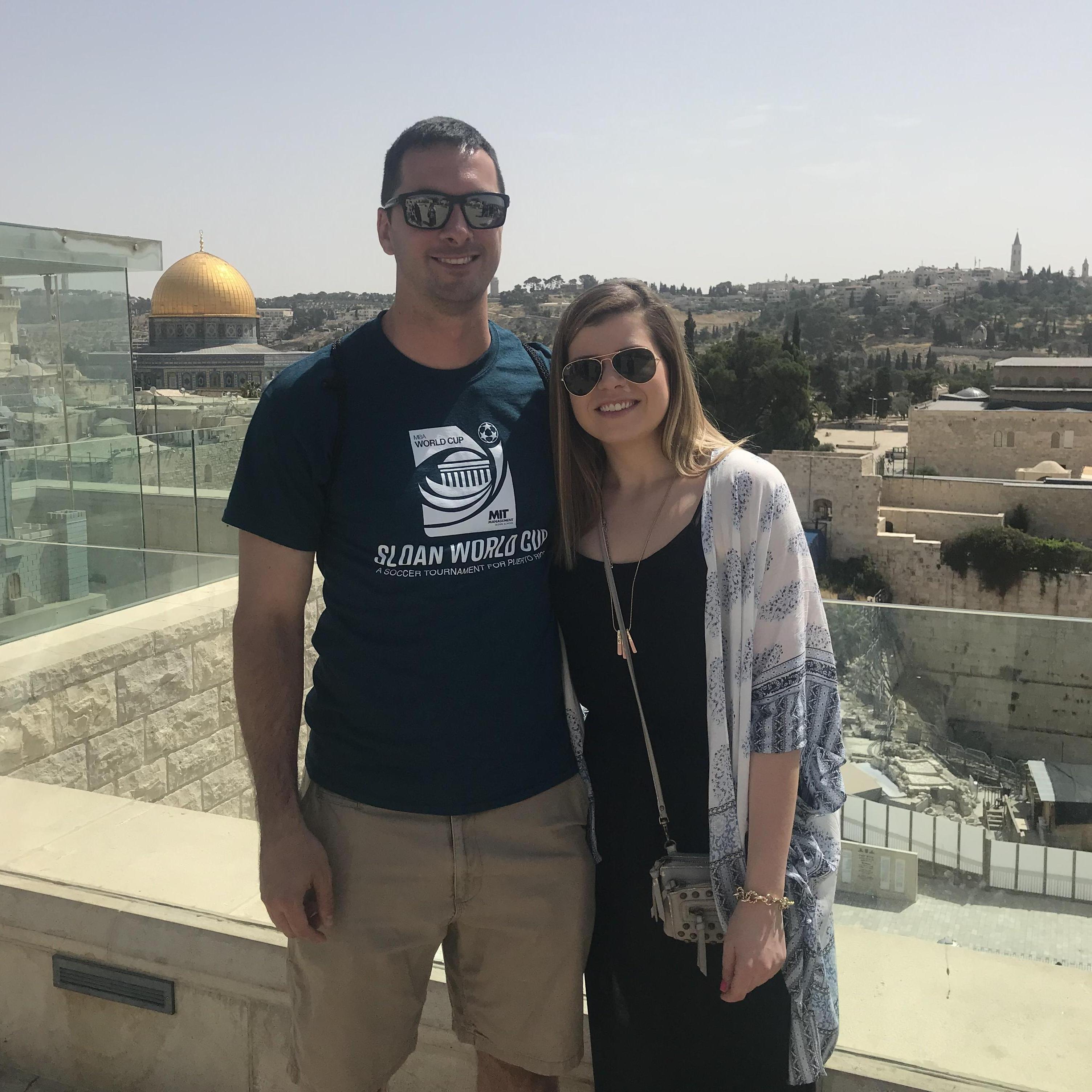 In 2018, Katie & Derek visited Israel with 200+ MIT students.