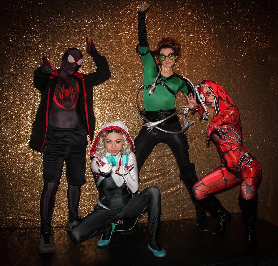 Here we go Into The Spiderverse