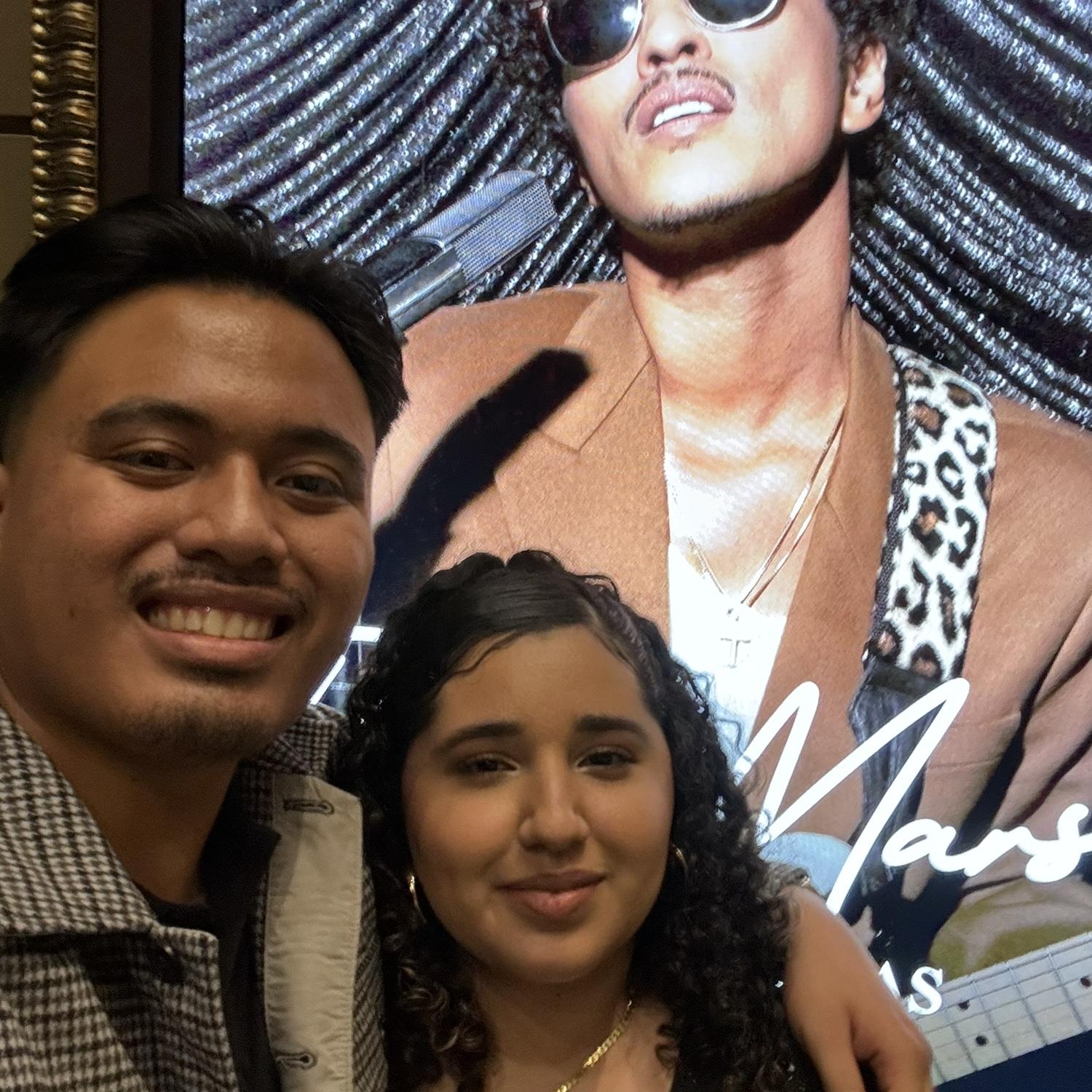 We went to see our favorite artist, Bruno Mars!