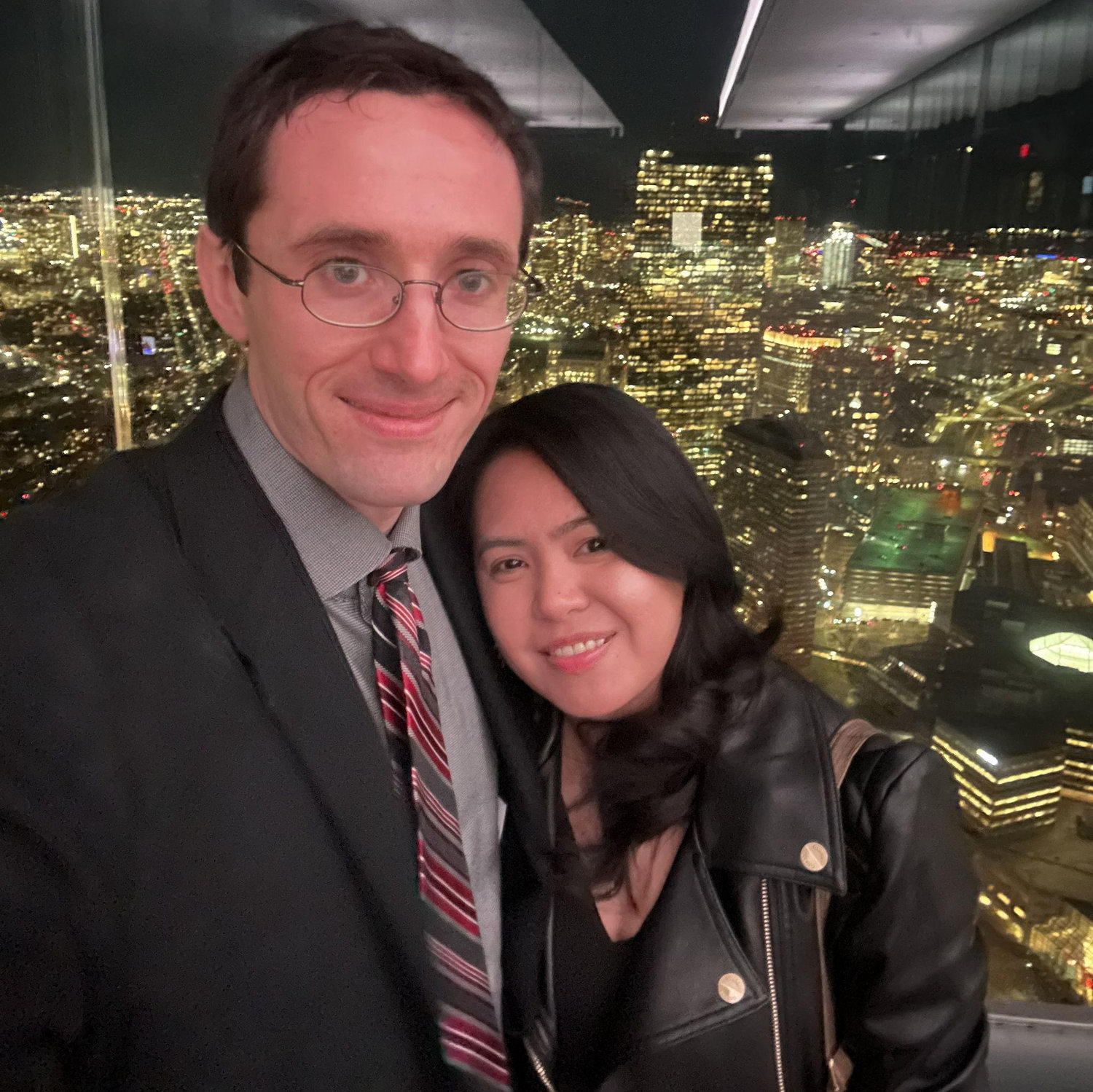 Cheers to Year One! We celebrated our anniversary looking out over the place it all began