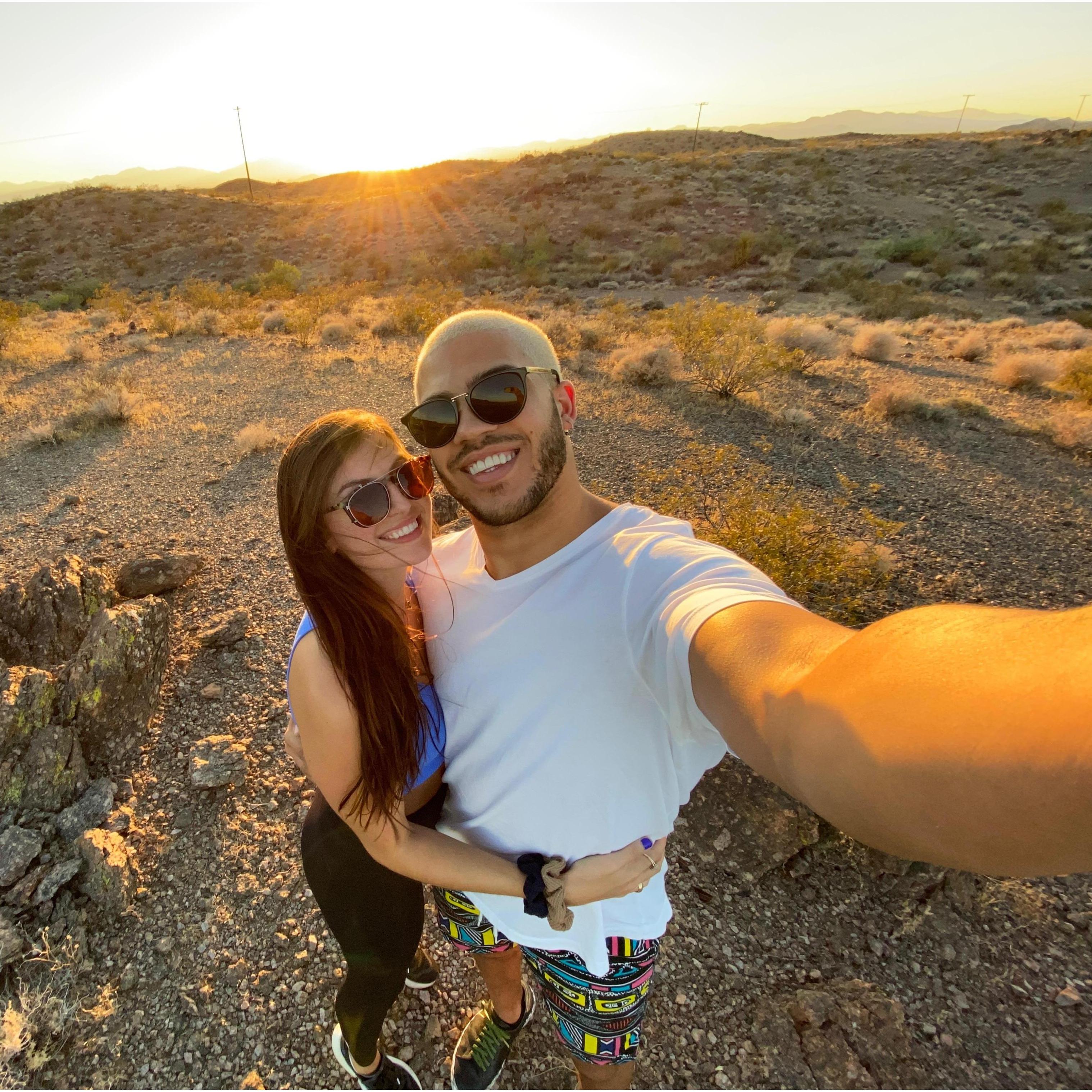 Cross country road trip desert stop!
