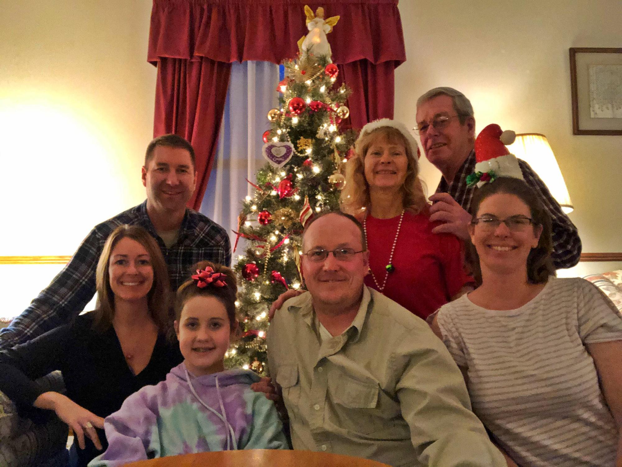 Christmas 2019 in PA with Karena's family.