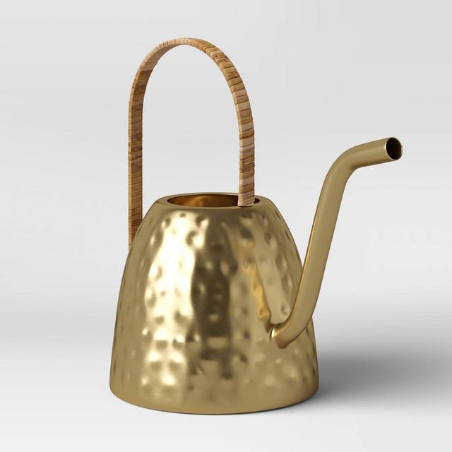 Small Iron Watering Can Gold - Opalhouse™