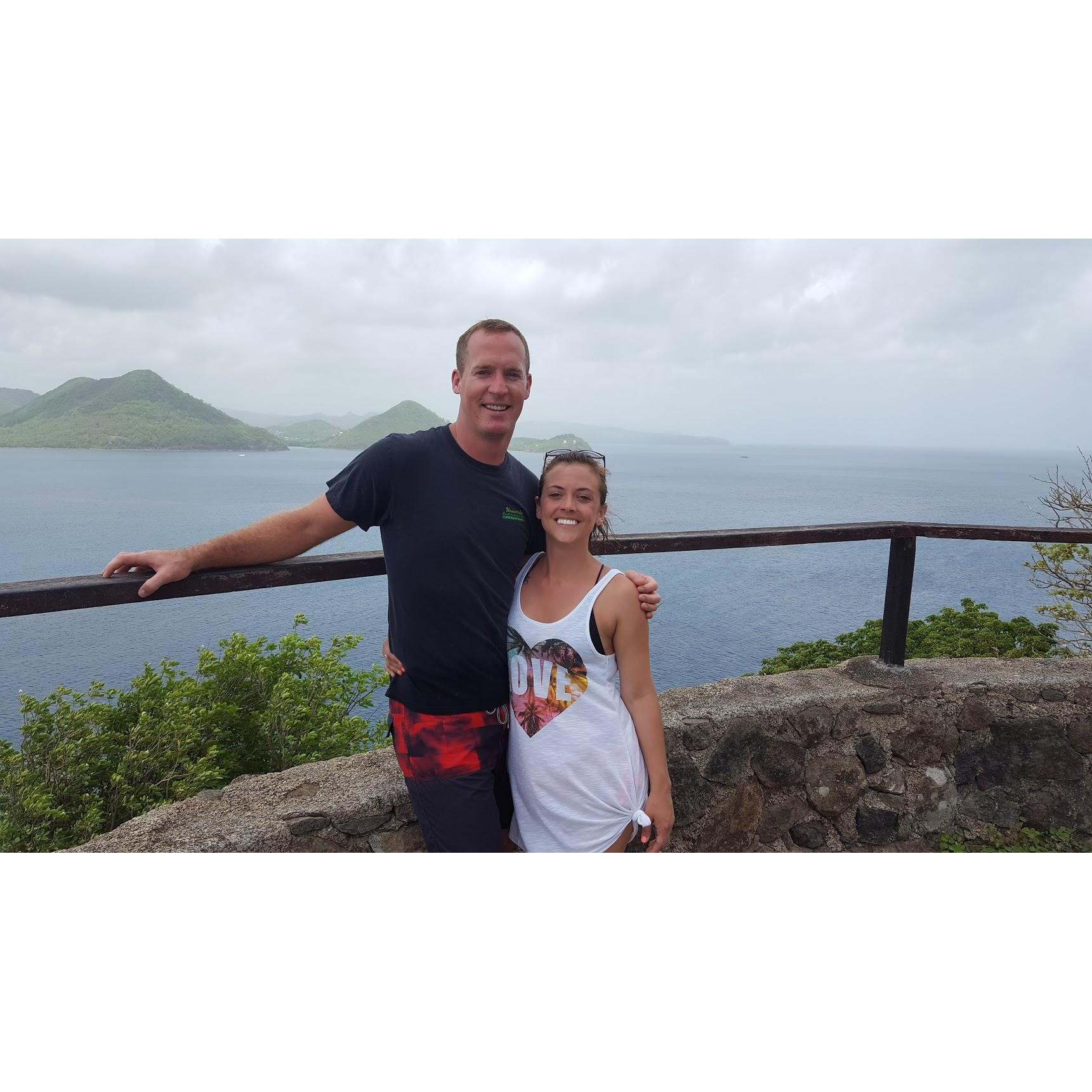 On vacation in St. Lucia, The Pitons