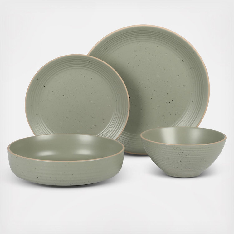 Gibson Home, Dinah 16-Piece Dinnerware Set, Service for 4 | Zola