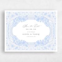 Blue Wedding Save the Date - Siena Landscape