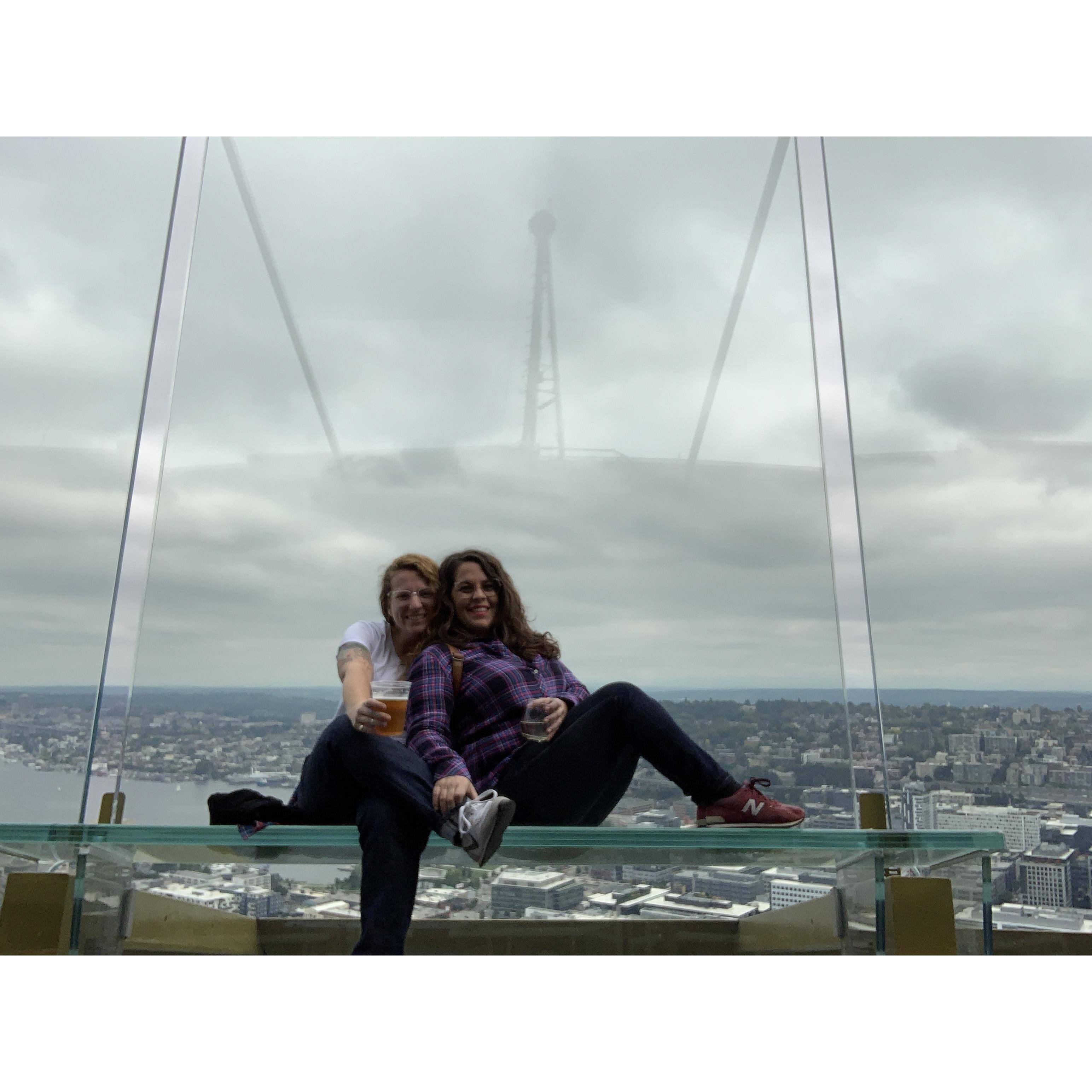 Top of the Space Needle, Seattle 2019