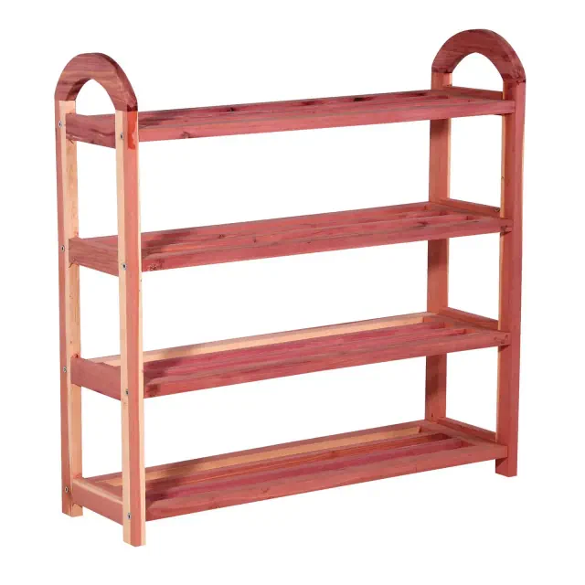 CedarFresh 4-Tier Cedar Shoe Rack