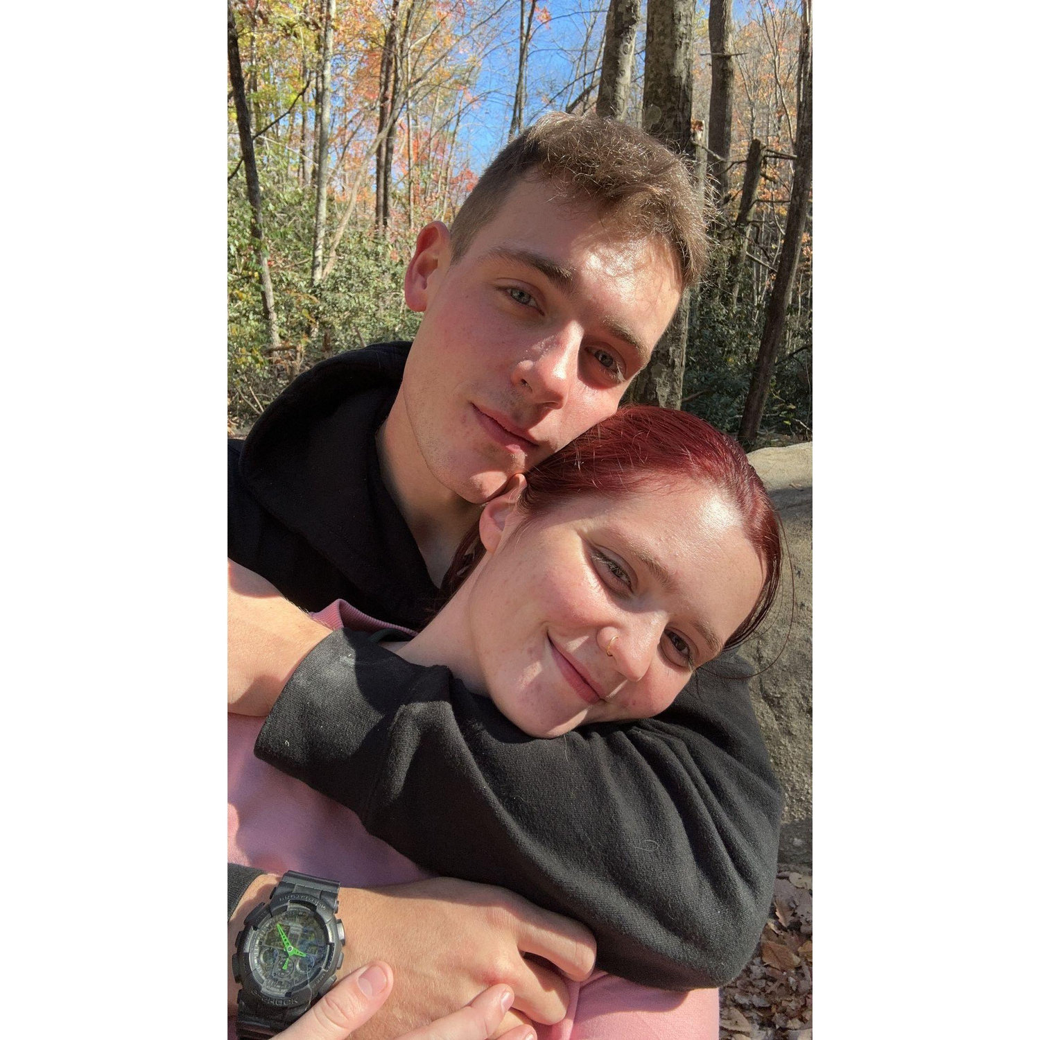 Our first hiking trip together.