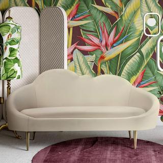 Cloud Velvet Settee