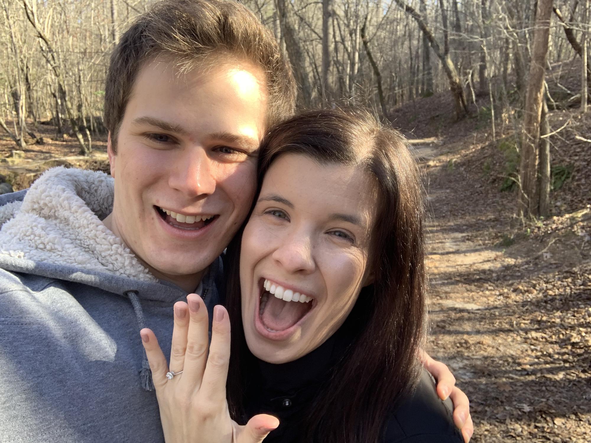 The day we got engaged!