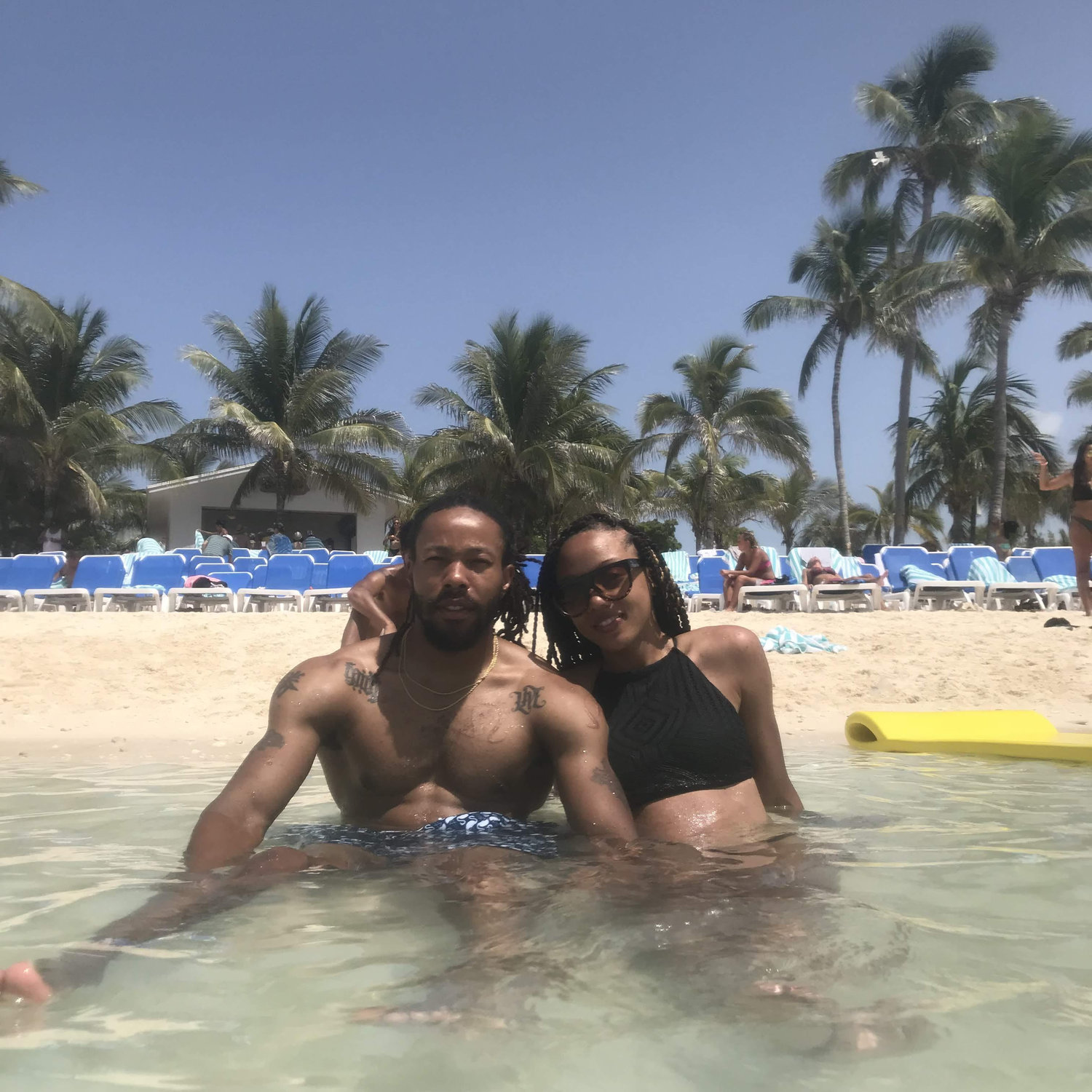Pit stop at a private island before cruising back to Miami from Cuba!