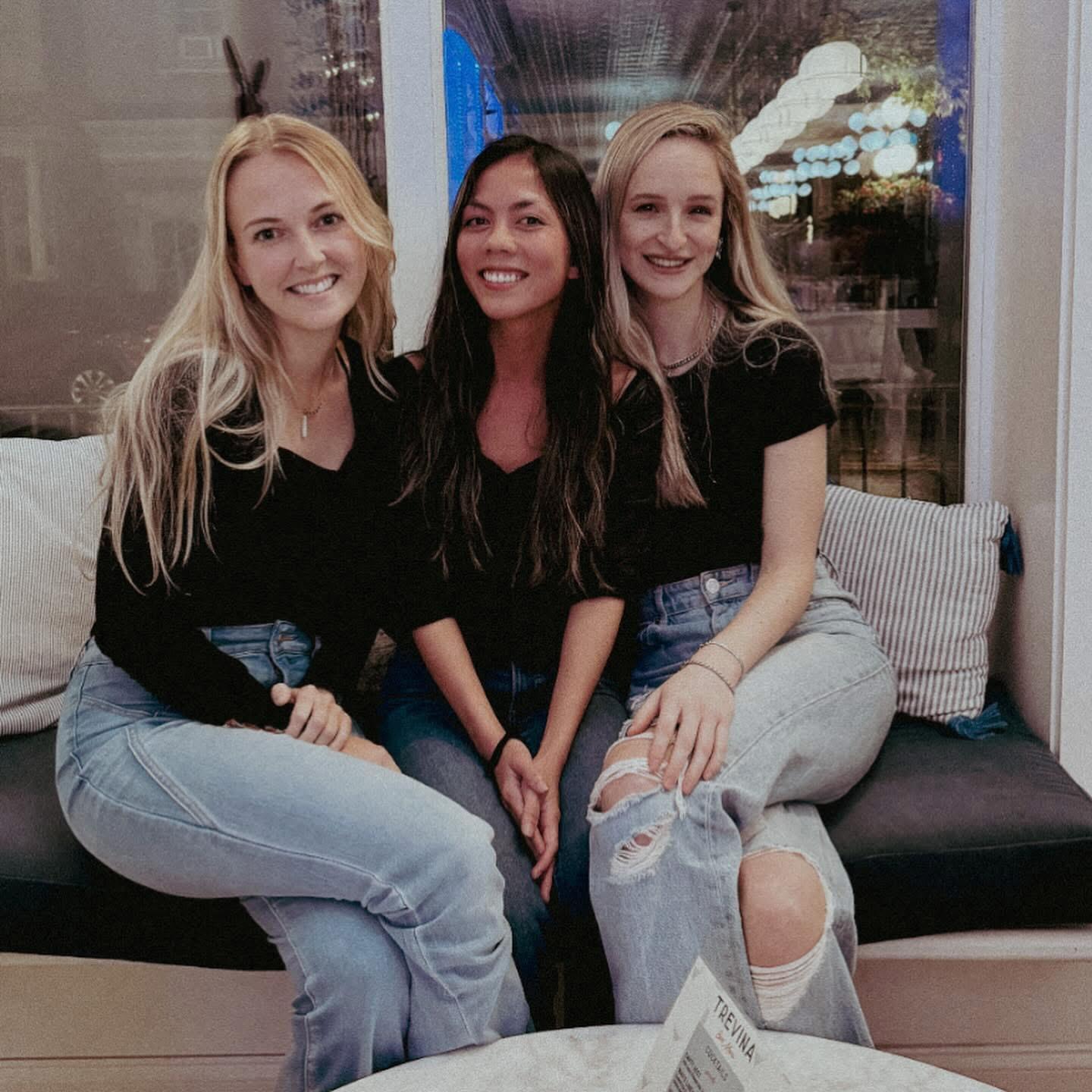 Eliza (Maid of Honor), Ellen, and Kate in Lewisburg!