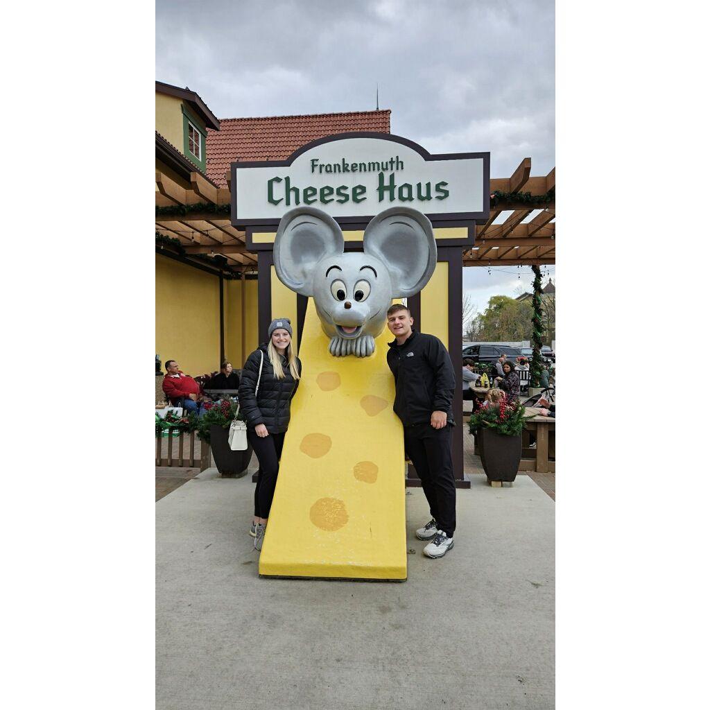 John's first time in Frankenmuth!