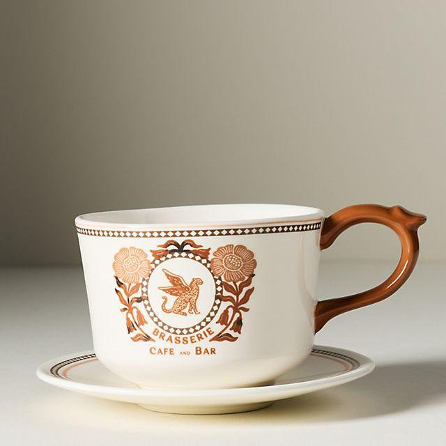 Reverie Stoneware Mug & Saucer