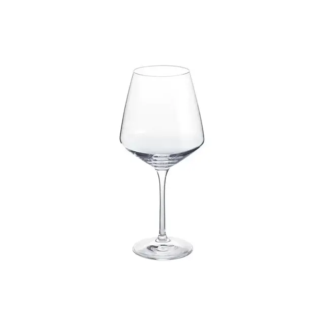 Genoa 26.5 oz. Lead-Free Crystal Red Wine Glasses (Set of 4)