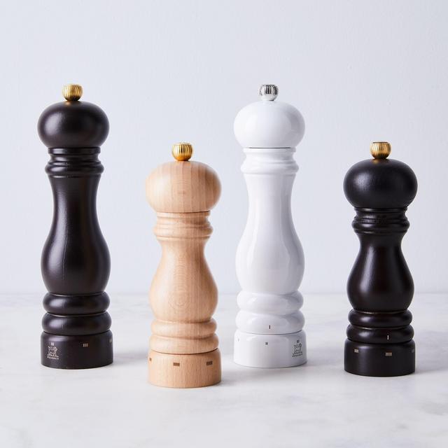 Peugeot Paris Pepper & Salt Mill Set - White & Black