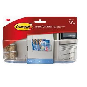 Command™ Clear Large Caddy, 1 Caddy/Pack