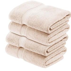 Luxury Cotton Heavyweight Ultra-Plush Bath Towel Set of 4 by Blue Nile Mills