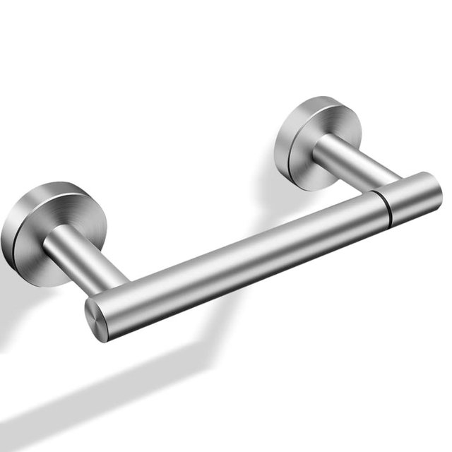 Day Moon™ Brushed Nickel Toilet Paper Holder - Toilet Paper Holder Wall Mount - Modern Toilet Paper Roll Holder, Toilet Paper Holder Brushed Nickel - Bathroom Toilet Paper Holder