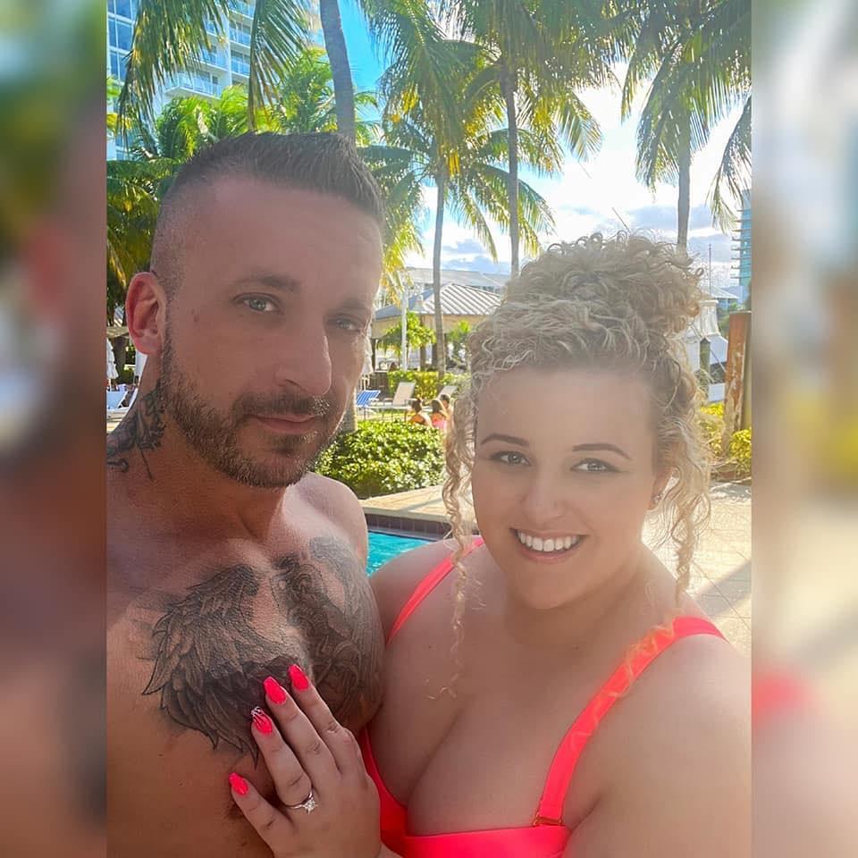 The day after we got engaged in Fort Lauderdale, Florida. 10/3/2021