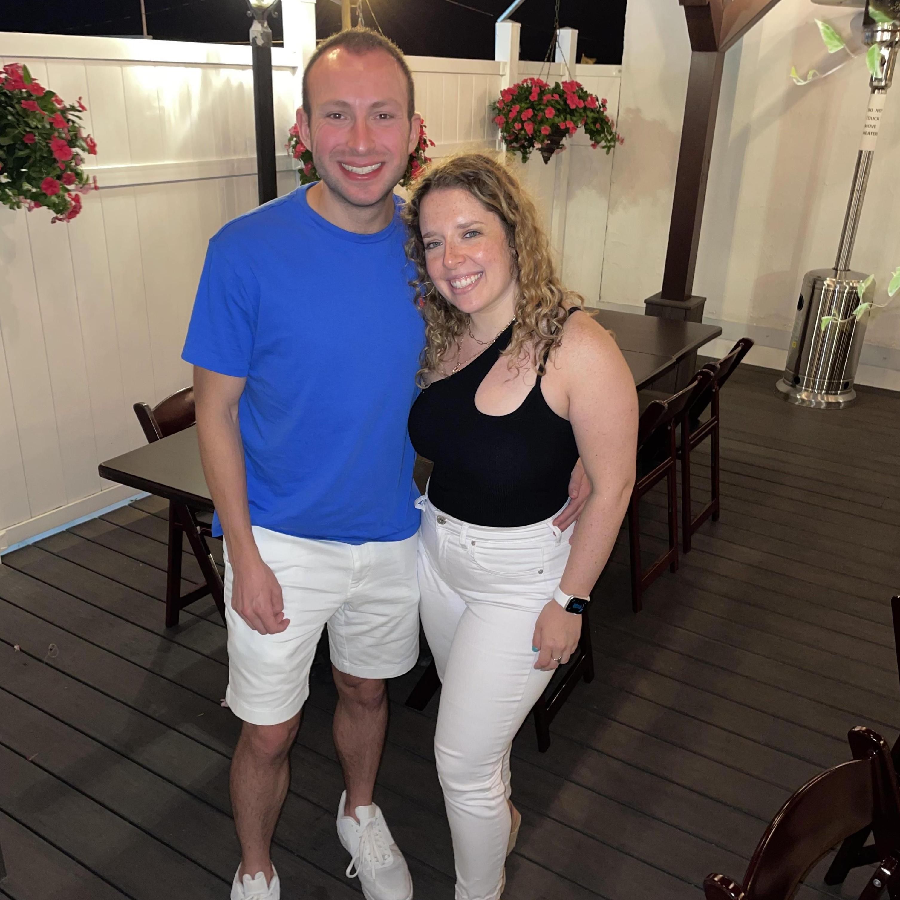 In Atlantic City one week before getting engaged!