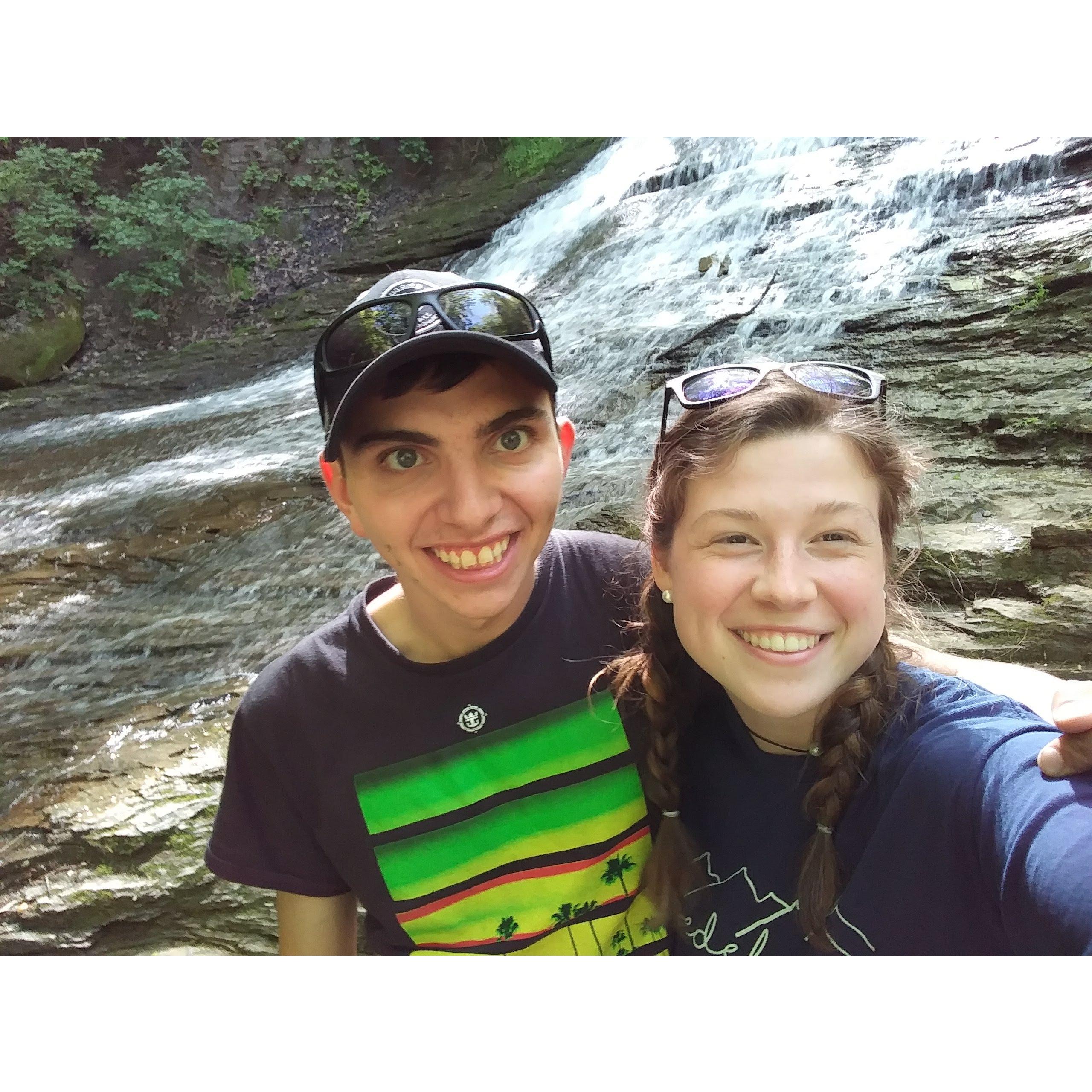 Justin took us on a spontaneous hike at Jackson Falls after school one day!