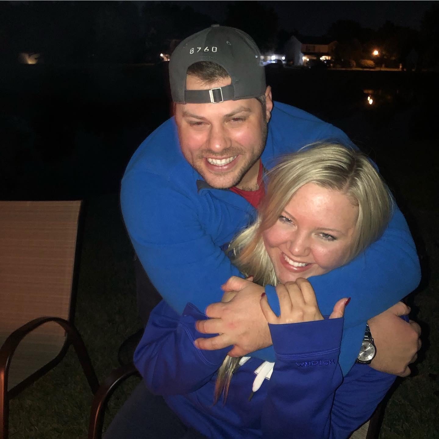 Indiana bonfire at friend's house