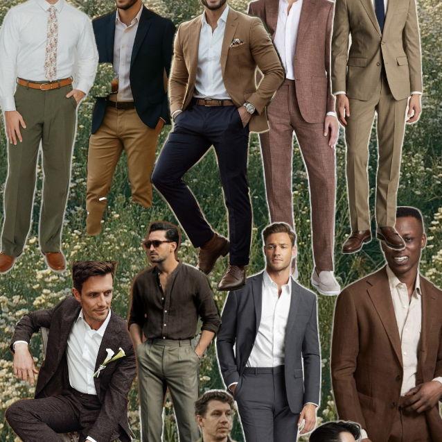 Men: Semi formal attire (a bit more on the casual side) no need to wear a tie if you don't want to.