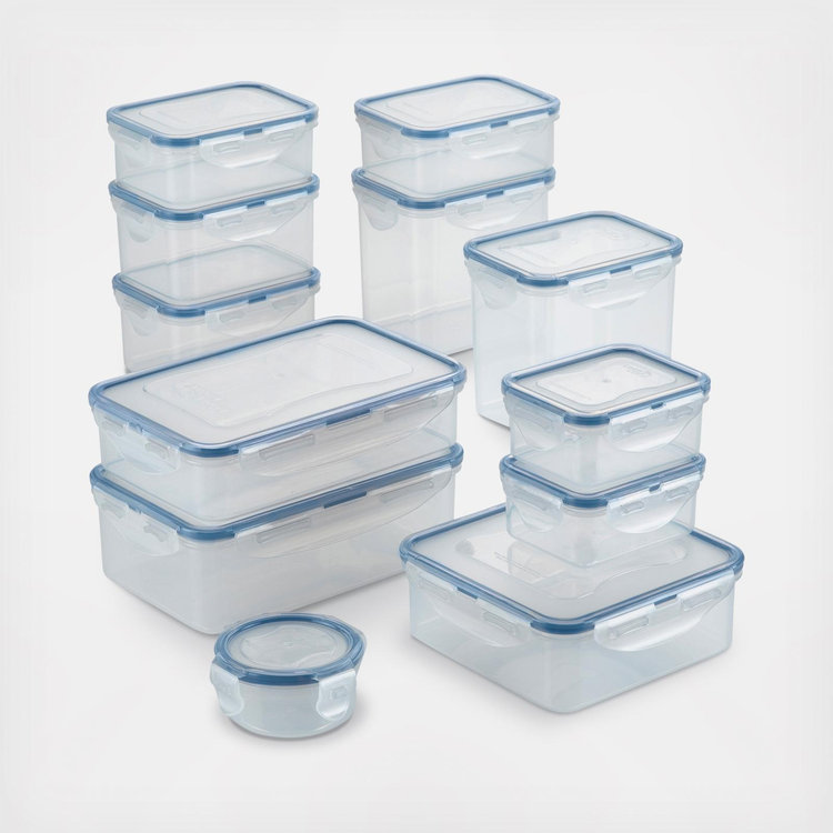 Lock & Lock, Easy Essentials 24-Piece Food Storage Container Set