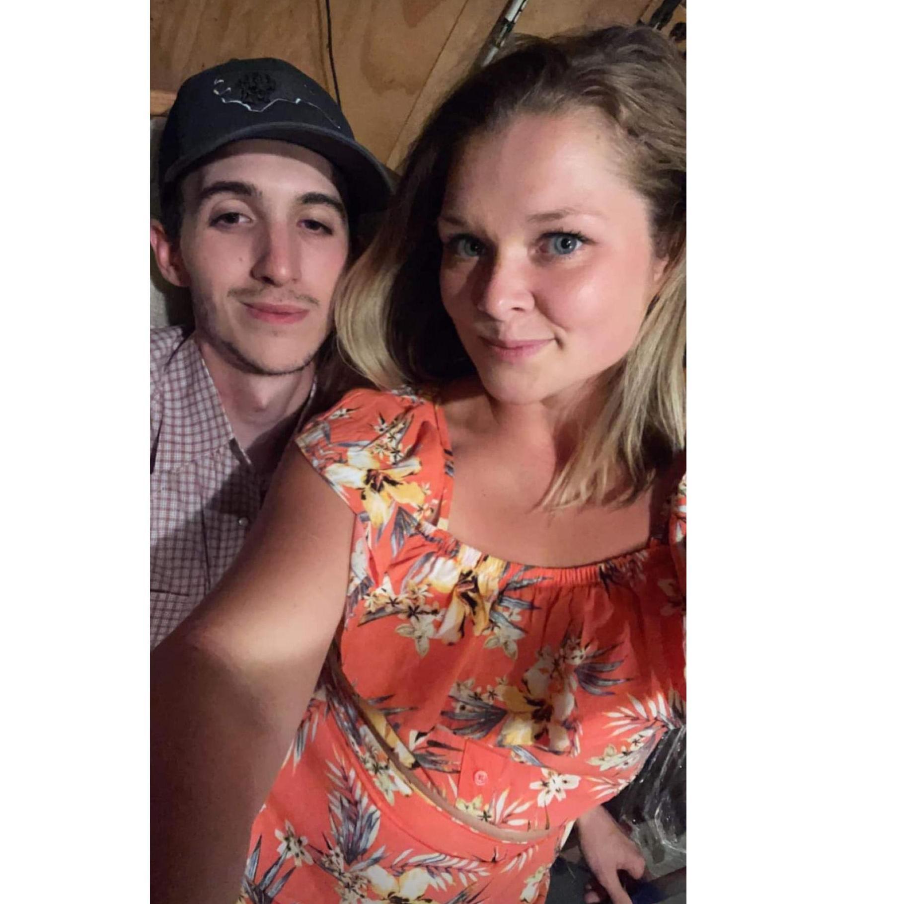 Our first photo together