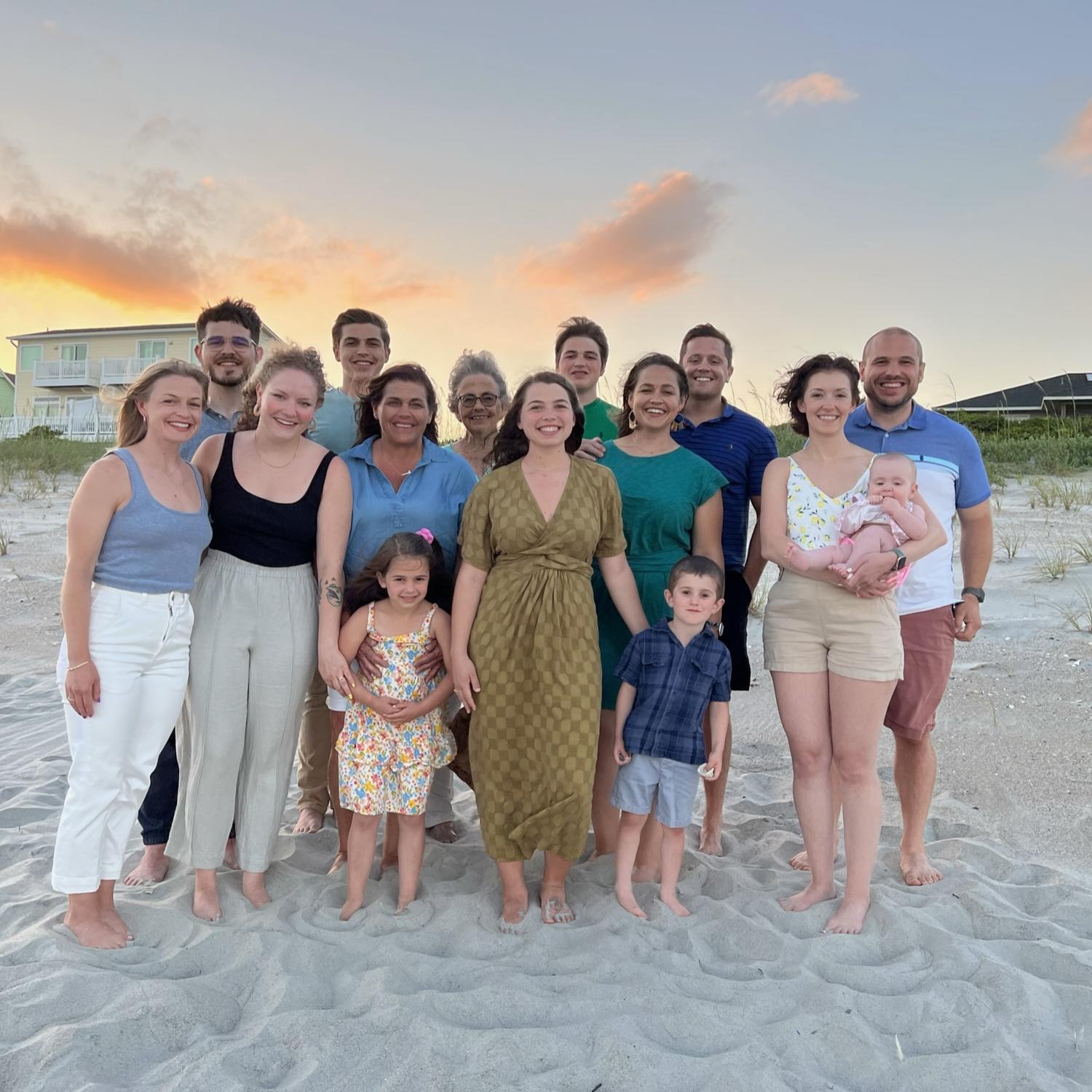 Ann White Coates and family