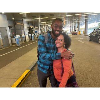 At the airport