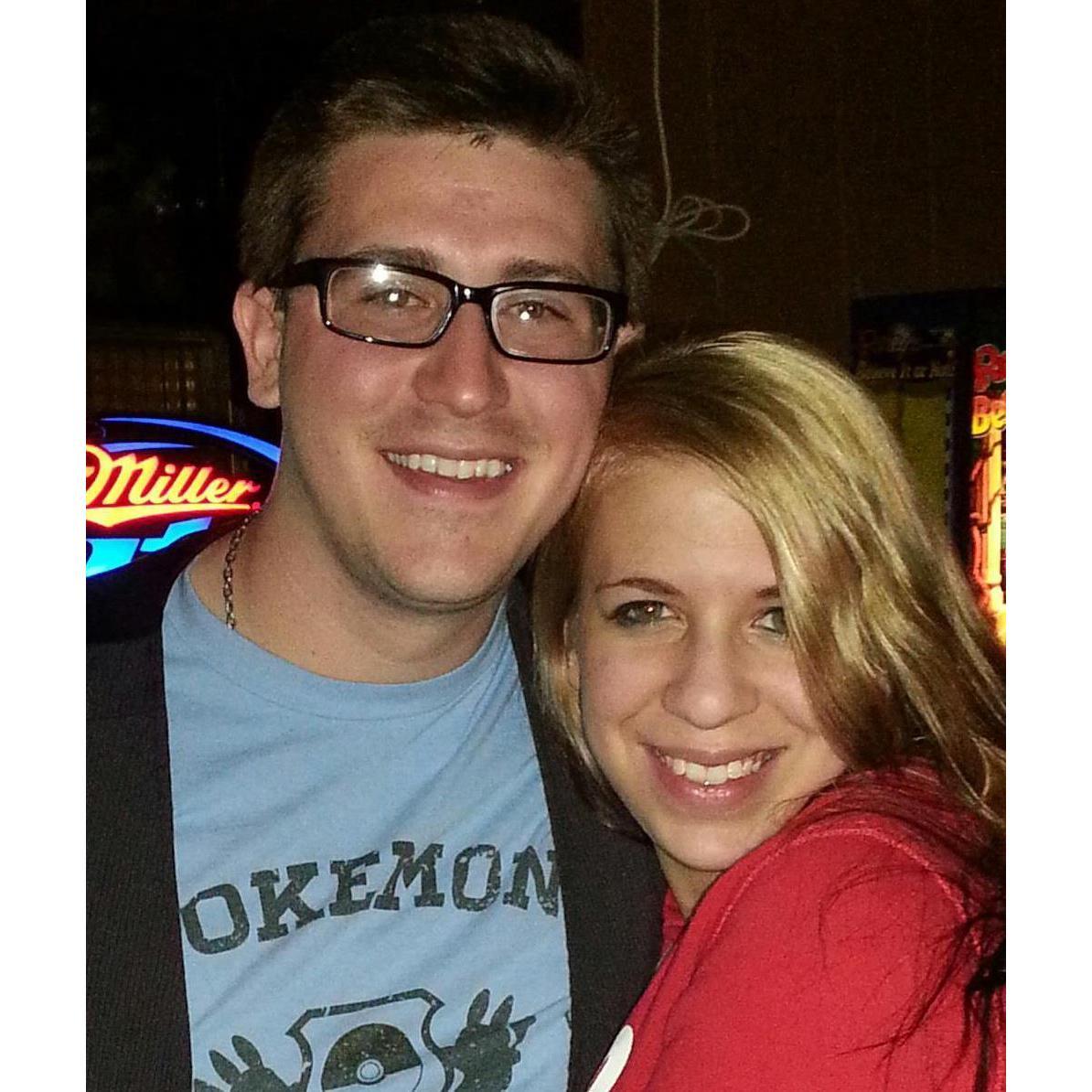 Our first official photo together as a couple  2013