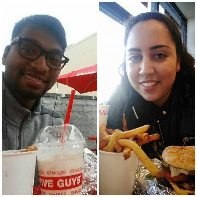 Long distance anniversary while Vic studied in Tennessee... Burgers & Black Panther premiere to celebrate from afar!