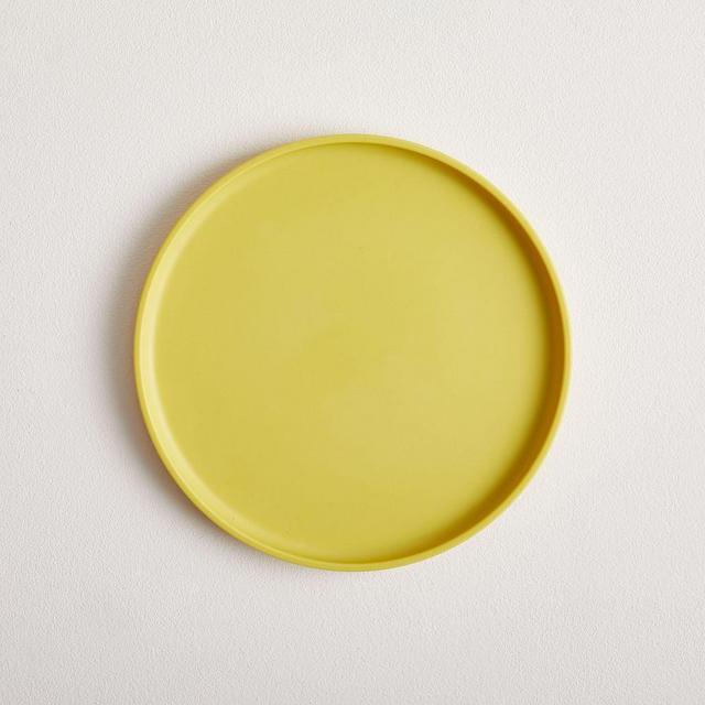 Modern Melamine Salad Plate, Citrus Yellow