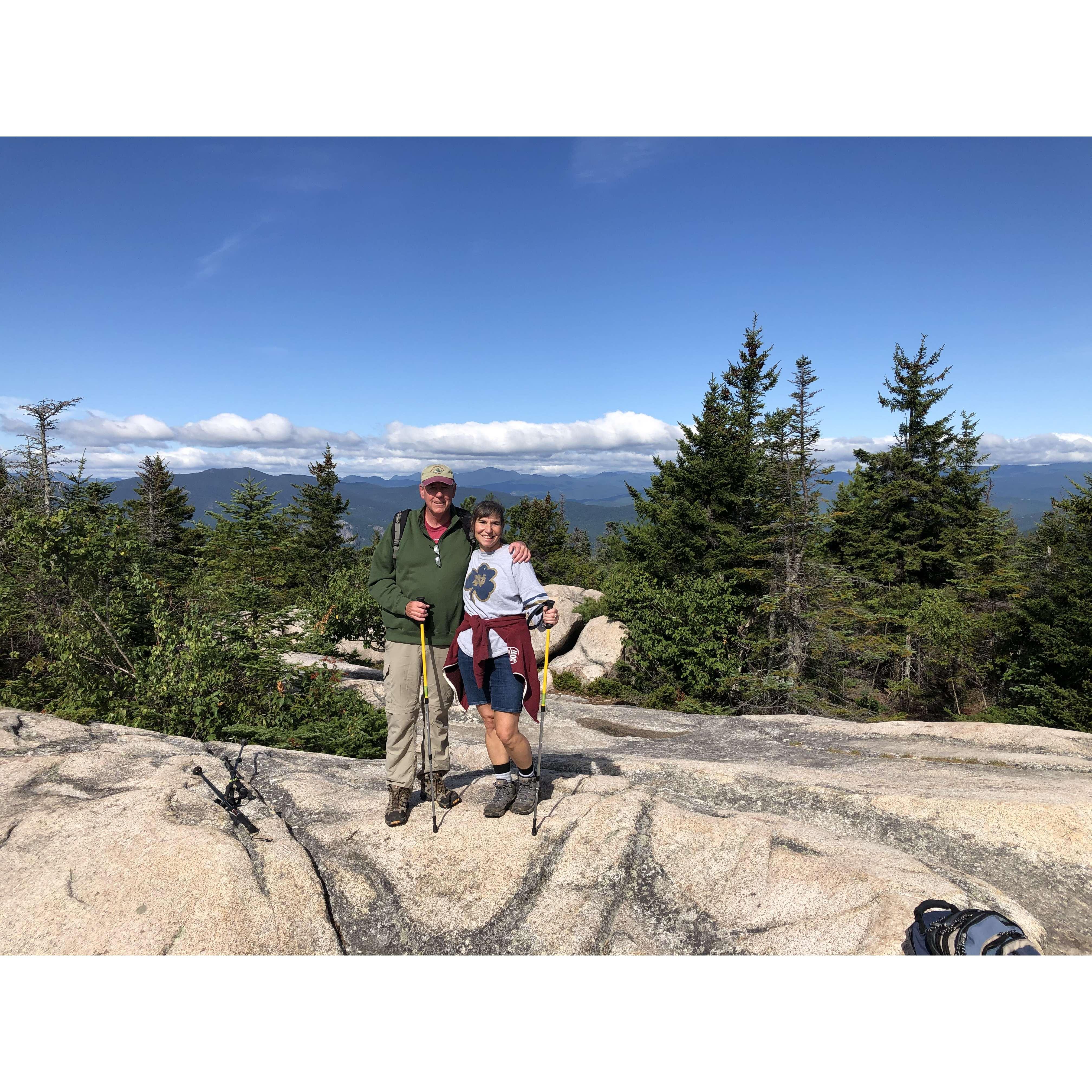 Yup, you guessed it! The top of Black Cap Mountain!