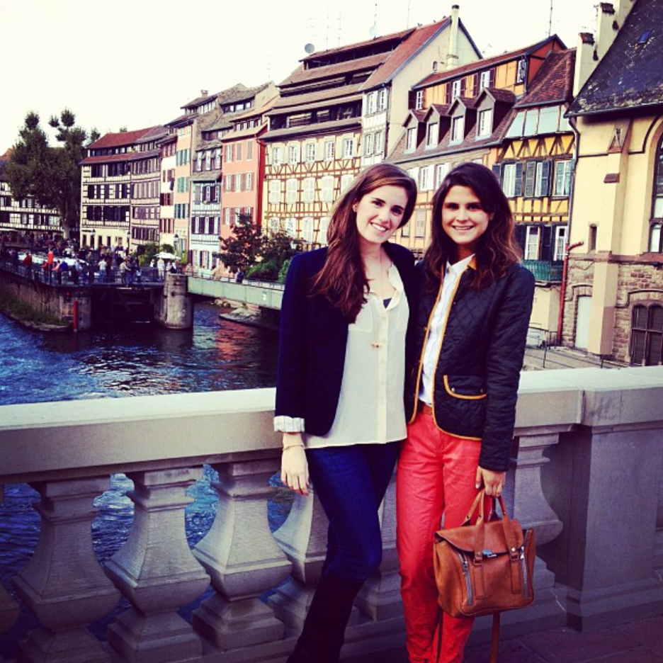 And then Luke’s plan (Cupid’s plan?) struck. Liza and Gigi became close friends while studying abroad.