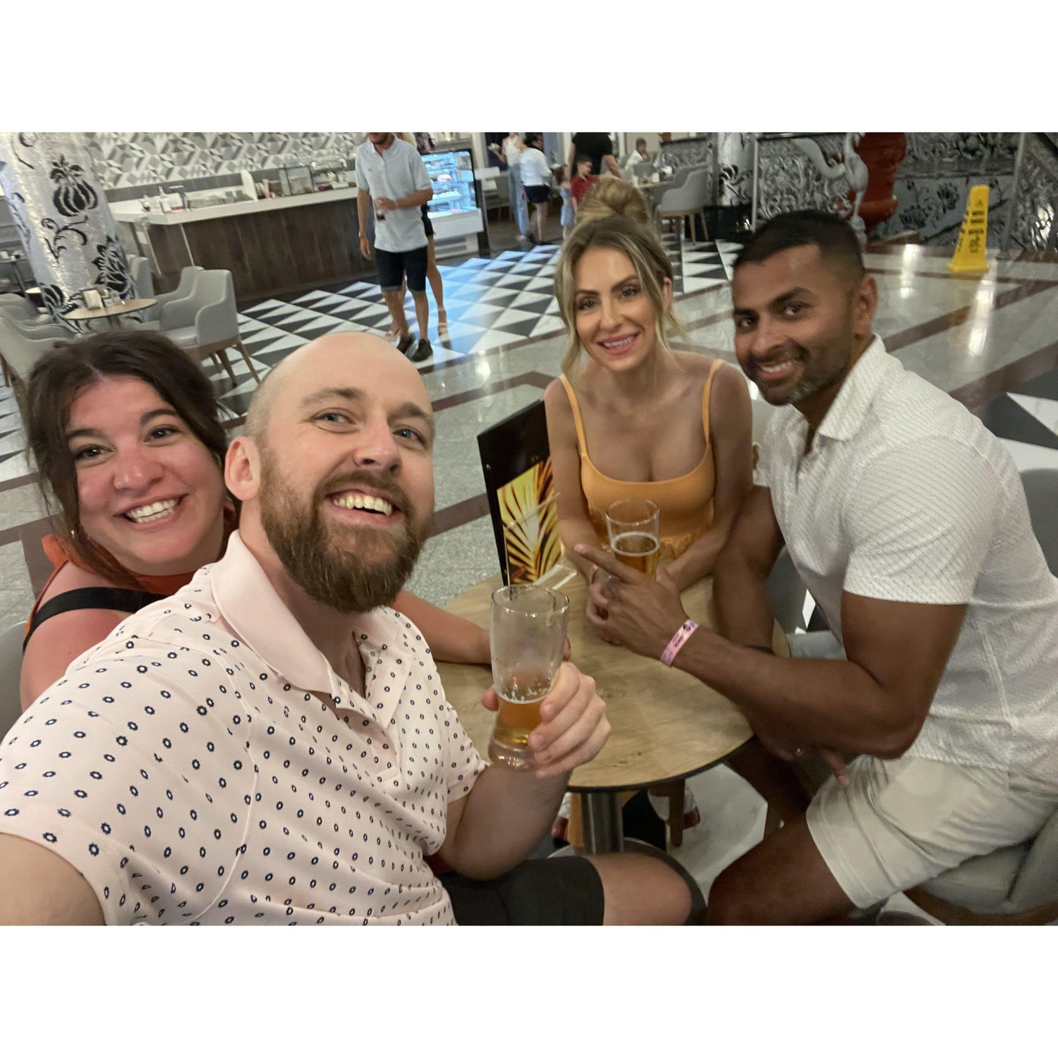 Drinks with the Machados!