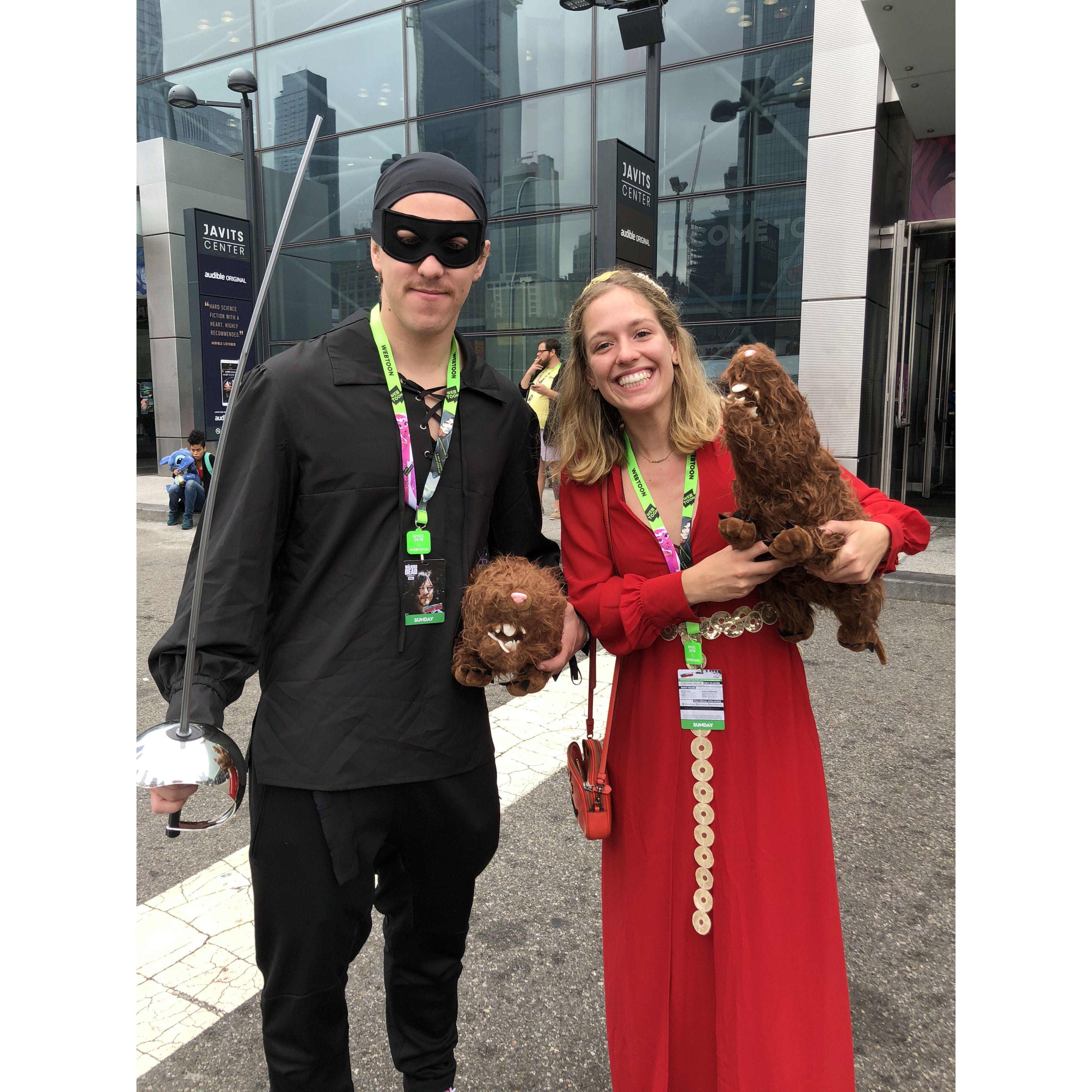 Comic Con 2018! This year we were Buttercup and Westley