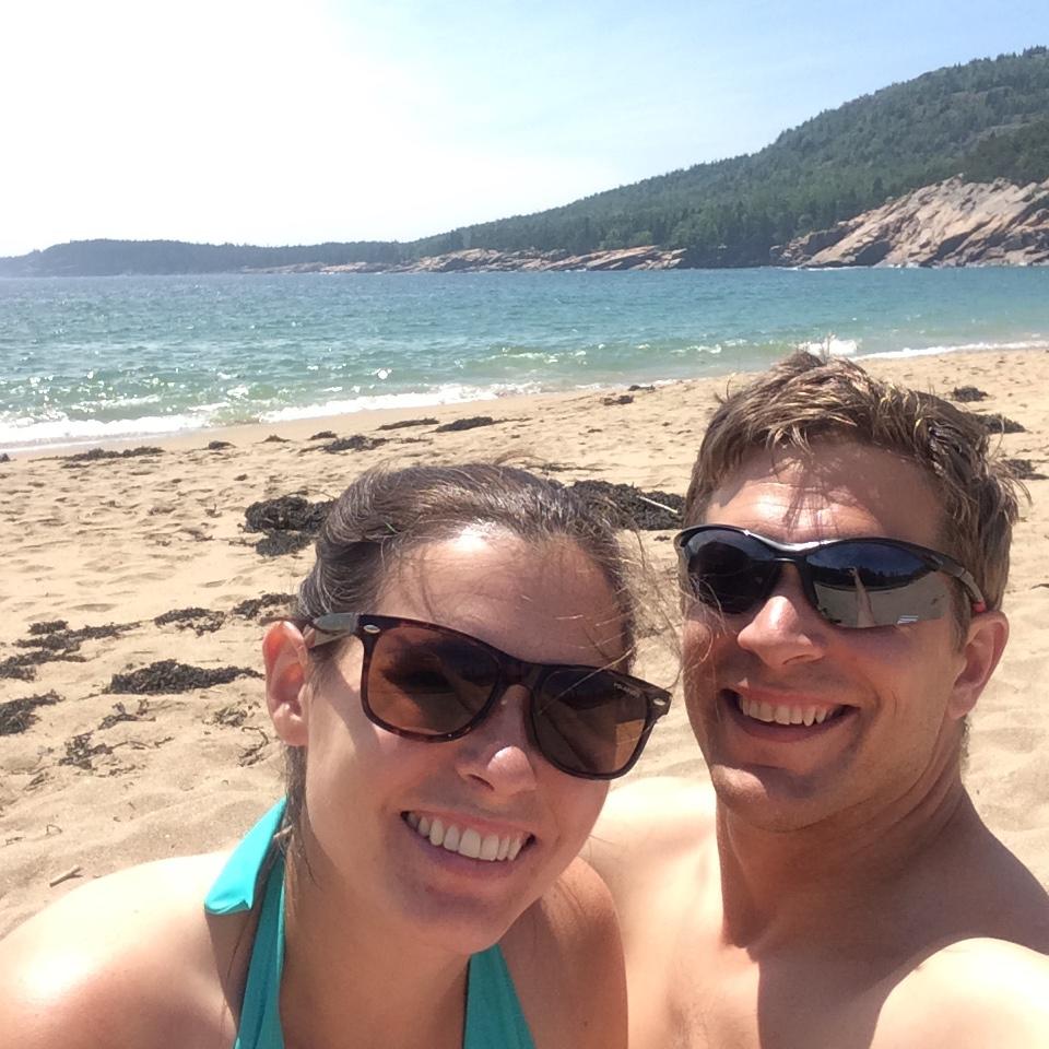 Sand Beach in Acadia National Park.