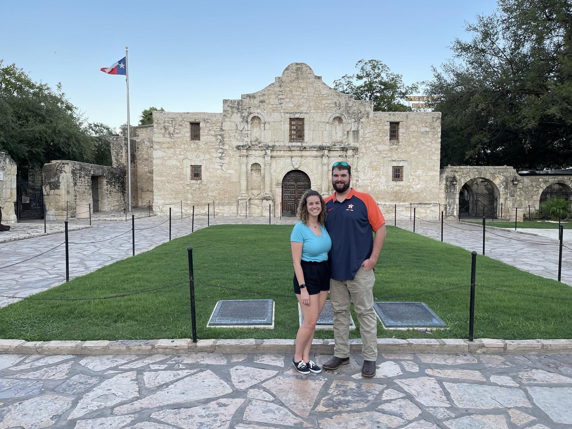 Lora & Tim at the Alamo