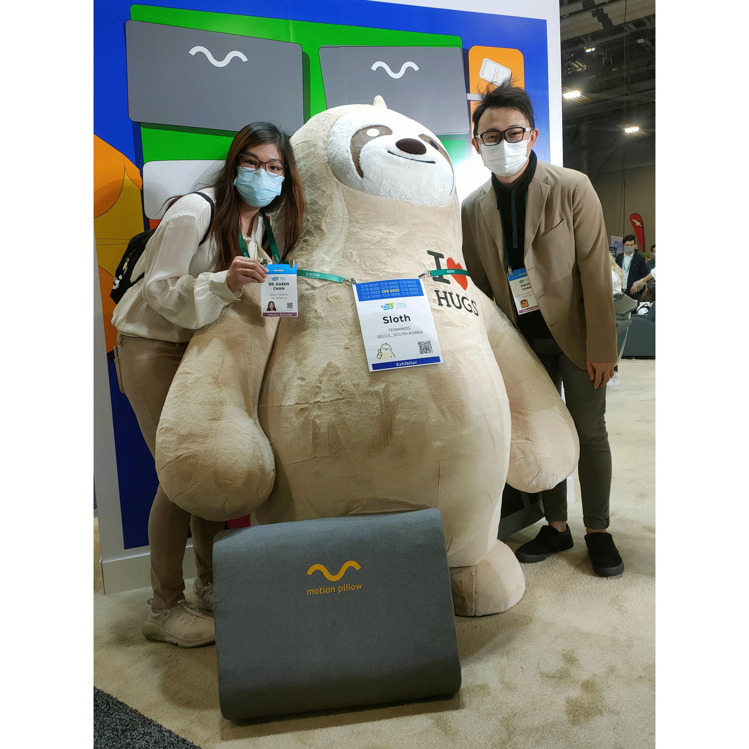 We attended our first CES together in 2022.