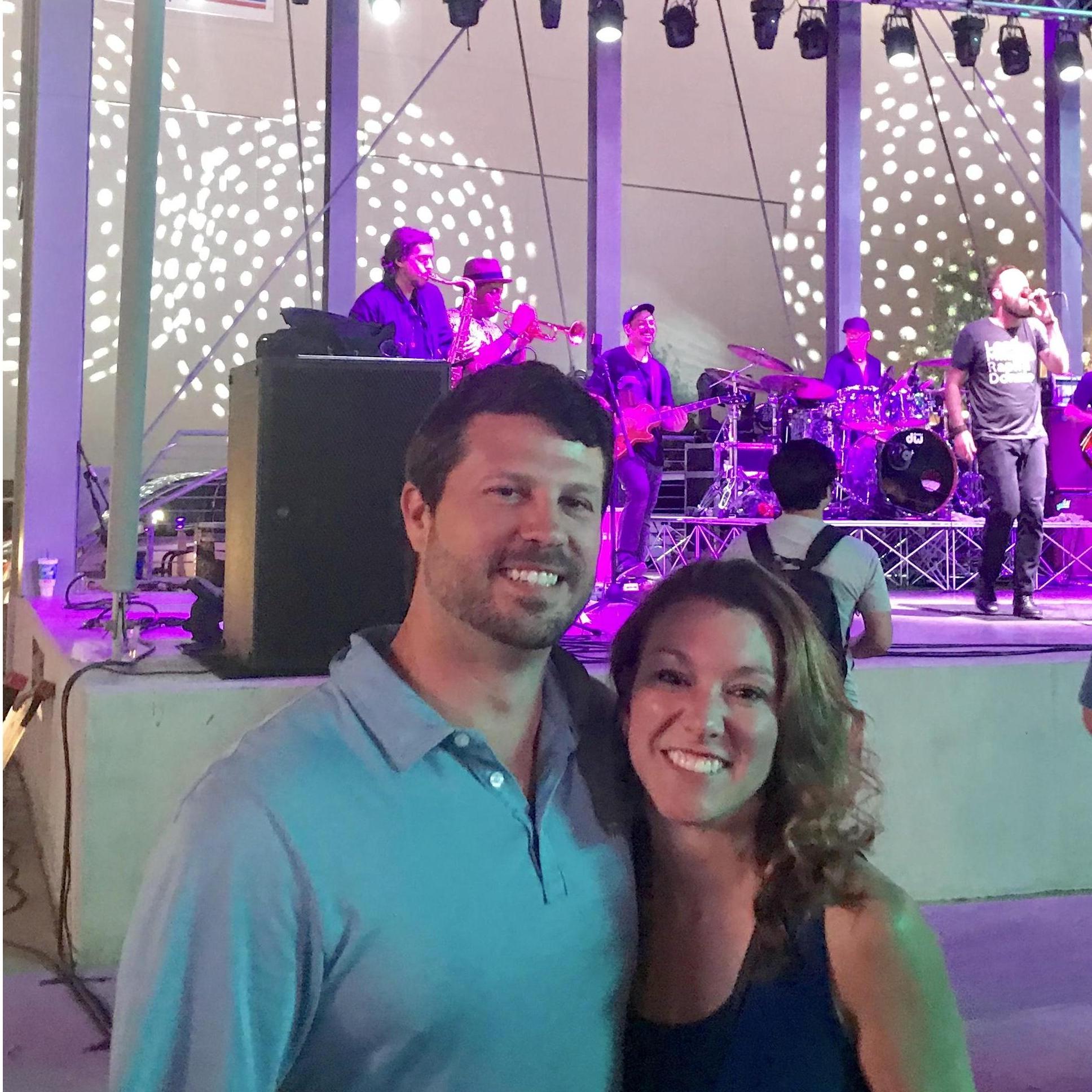 One of the many concert dates we've had!