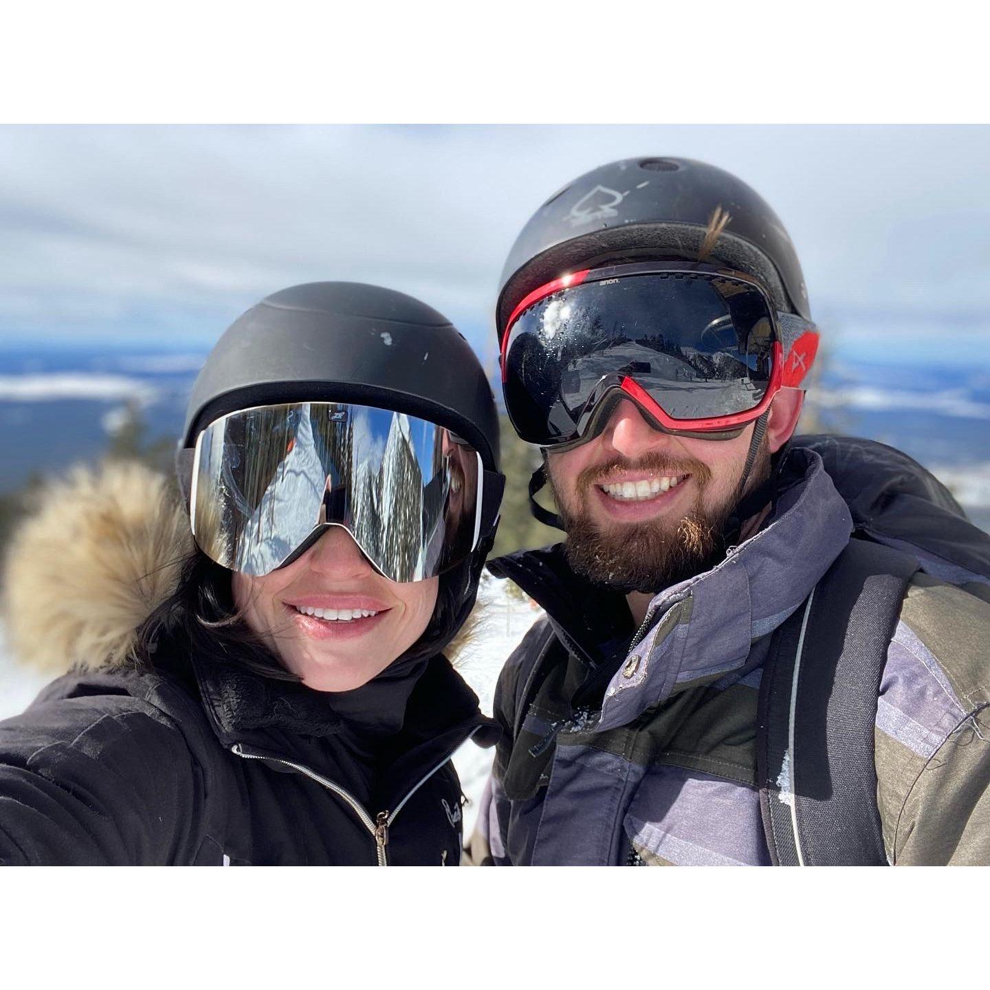 Shredding at Snowbowl!