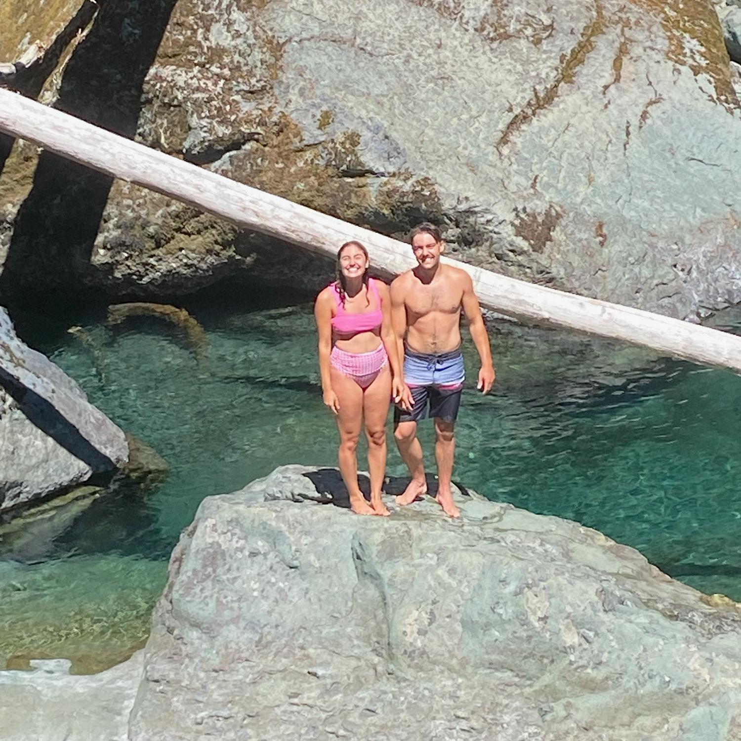 Staircase, Olympia National Park. This is glacier water, we're a little wild.