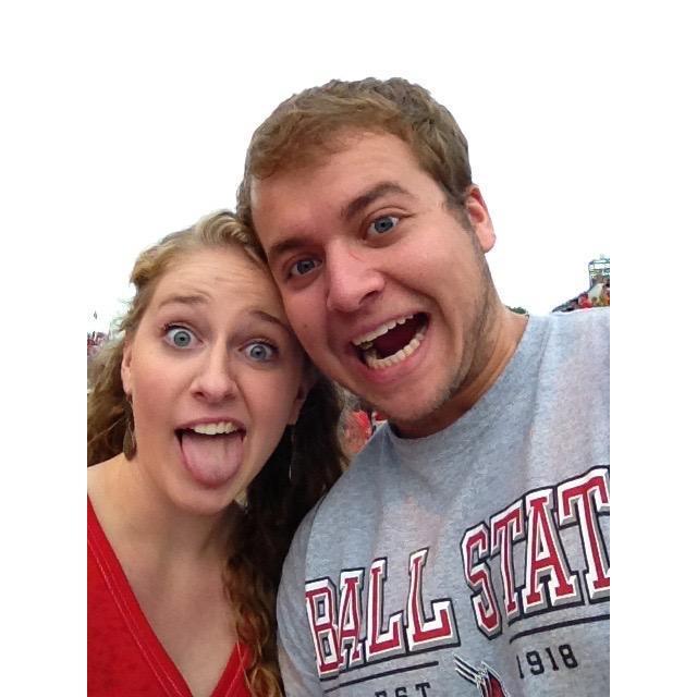October 2013 - Morgan visiting Stephen at Ball State for the first time